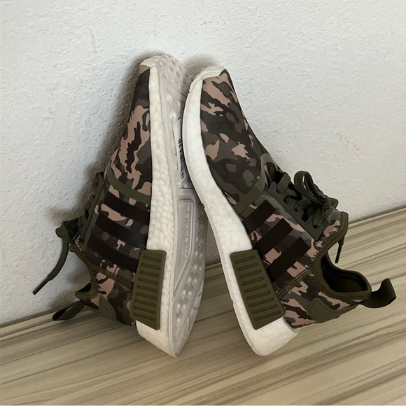 adidas gazelle silver green womens Shop Green Mens adidas NMD R1 Lace Up Sneakers – Shoebacca main image 1
